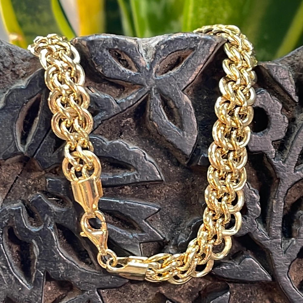 18k Weave Link Bracelet